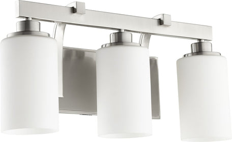 20"W Lancaster 3-light Bath Vanity Light Satin Nickel