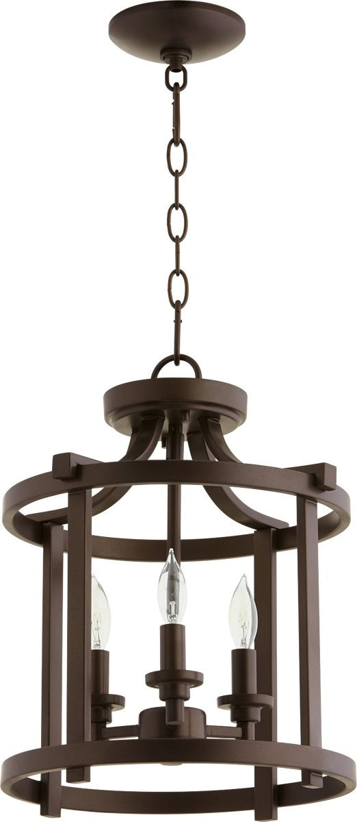 Quorum Lancaster 3-light Dual Mount Light Fixture Oiled Bronze