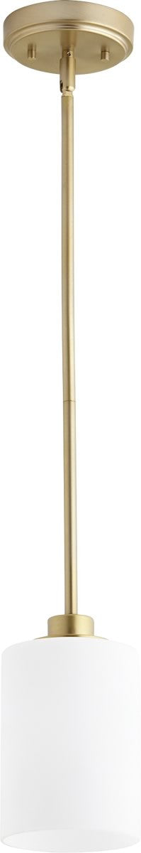 Quorum Lancaster 1-light Pendant Aged Brass