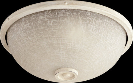 14"W Marsden 2-Light Ceiling Fan Light Kit Persian White