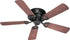 Quorum Medallion Patio Hugger Indoor/Outdoor 42 5-Blade Patio Ceiling Fan Old World 15142595