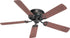 Quorum Medallion Patio Hugger Indoor/Outdoor 52 5-Blade Patio Ceiling Fan Old World 15152595