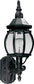 Quorum Croix 1-Light Outdoor Wall Lantern Black 7989115