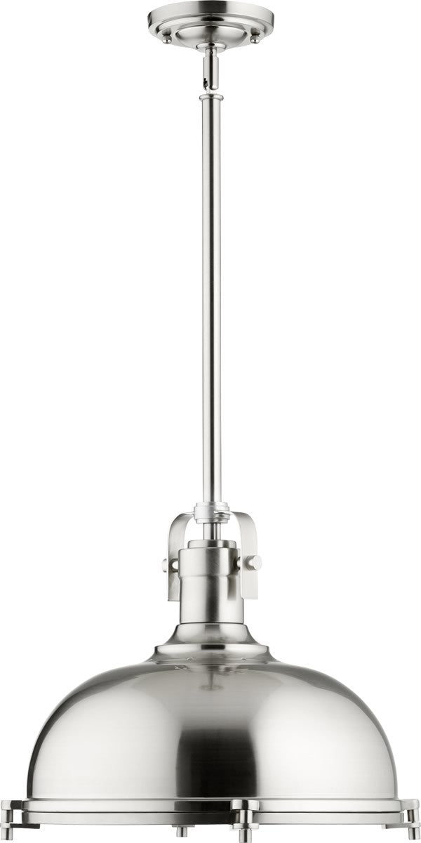 Quorum 1-light Pendant Satin Nickel