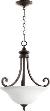 18"W Bryant 3-Light Pendant Oiled Bronze