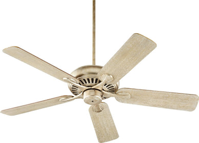 52"W Pinnacle Energy Star Ceiling Fan Aged Silver Leaf