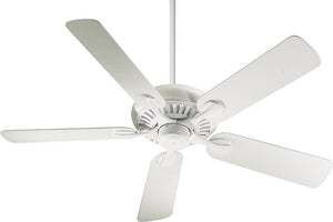 52"W Pinnacle 5-Blade Ceiling Fan Studio White