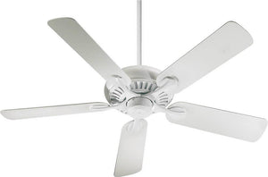 52"W Pinnacle Patio Indoor/Outdoor 5-Blade Patio Ceiling Fan Studio White