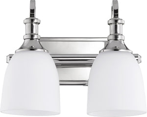13"W Richmond 2-light Bath Vanity Light Polished Nickel