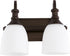 Quorum Richmond 2-light Bath Vanity Light Oiled Bronze