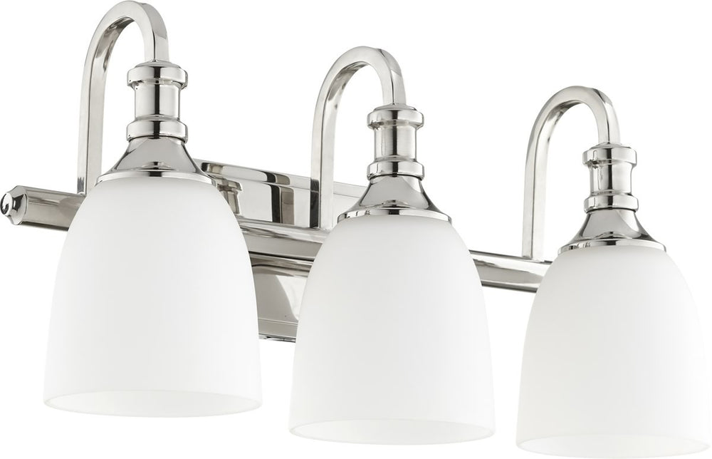 Quorum Richmond 3-light Bath Vanity Light Polished Nickel