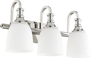 20"W Richmond 3-light Bath Vanity Light Polished Nickel