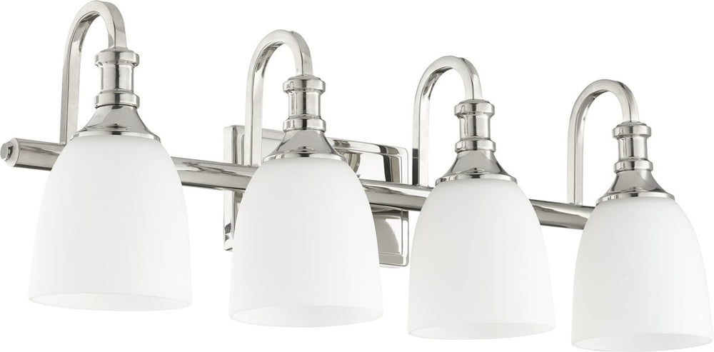 Quorum Richmond 4-light Bath Vanity Light Polished Nickel