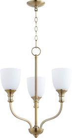 18"W Richmond 3-light Chandelier Aged Brass