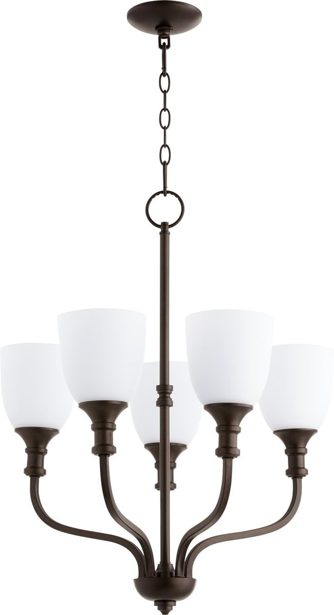 Quorum Richmond 5-light Chandelier Oiled Bronze