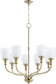 Quorum Richmond 8-light Chandelier Aged Brass