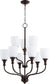Quorum Richmond 9-light Chandelier Oiled Bronze