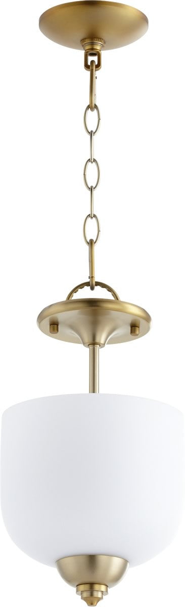 Quorum Richmond 3-light Dual Mount Light Fixture Aged Brass