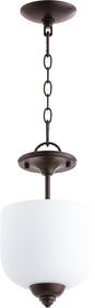 8"W Richmond 3-light Dual Mount Light Fixture Oiled Bronze