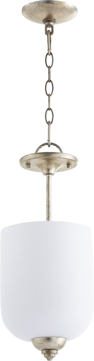 Quorum Richmond 3-light Dual Mount Light Fixture Aged Silver Leaf