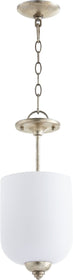 8"W Richmond 3-light Dual Mount Light Fixture Aged Silver Leaf