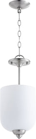 8"W Richmond 3-light Dual Mount Light Fixture Satin Nickel