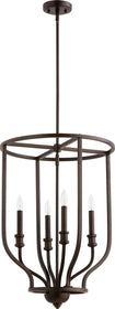 18"W Richmond 4-light Entry Foyer Hall Chandelier Oiled Bronze