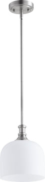 8"W Richmond 1-light Pendant Satin Nickel