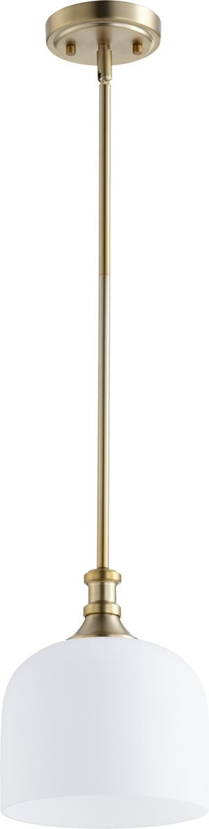 Quorum Richmond 1-light Pendant Aged Brass