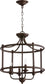 Quorum Rossington 4-light Dual Mount Light Fixture Oiled Bronze
