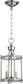 Quorum Rossington 2-light Entry Foyer Hall Chandelier Satin Nickel