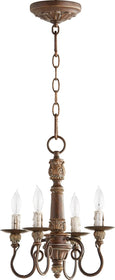 13"W Salento 4-Light Chandelier Vintage Copper