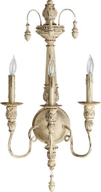 14"W Salento 3-Light Wall Sconce Persian White