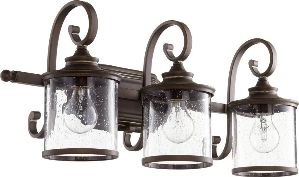 Quorum San Miguel 3-light Bath Vanity Light Vintage Copper