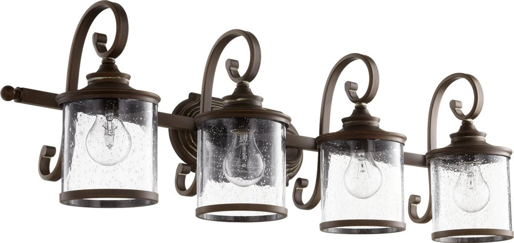 Quorum San Miguel 4-light Bath Vanity Light Vintage Copper