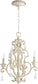 Quorum San Miguel 4-light Chandelier Persian White