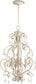 Quorum San Miguel 4-light Entry Foyer Hall Chandelier Persian White