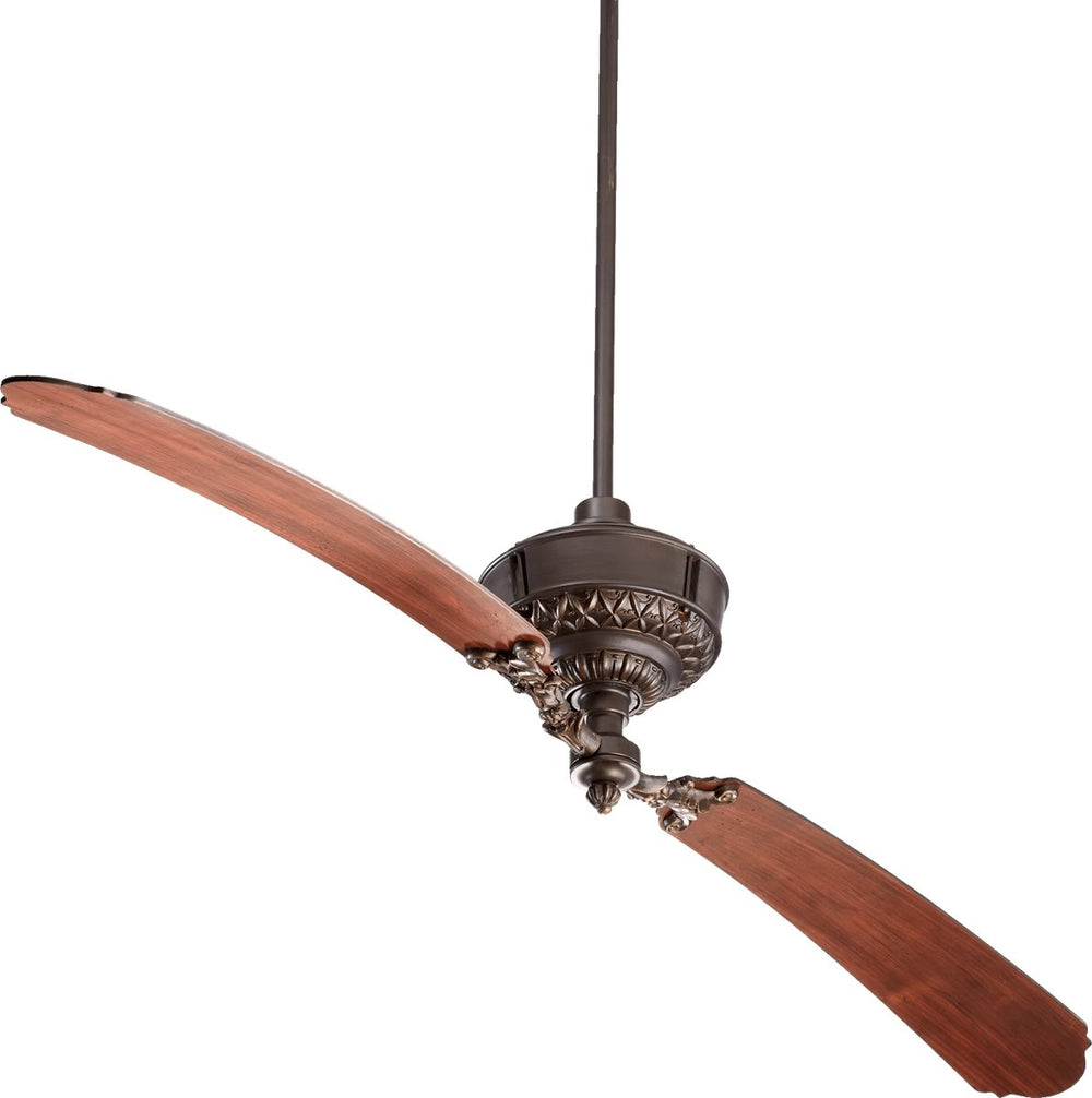Quorum Turner 2-Blade 68 Ceiling Fan Oiled Bronze 2868286