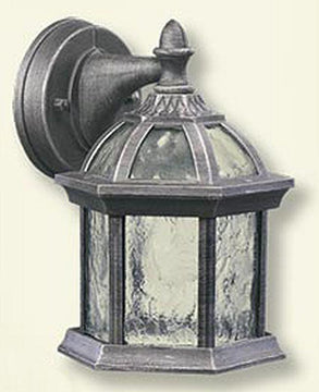 9"H Weston 1-Light Outdoor Wall Lantern Baltic Granite