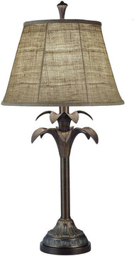 33"H 3-Way Table Lamp Bombay Bronze