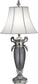 Stiffel Lamps 3-Way Table Lamp Pol Nickel with Black Antique and Blk Nickel TL67426744PNB