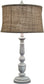 Stiffel Lamps 3-Way Table Lamp Distressed White TLA667DW