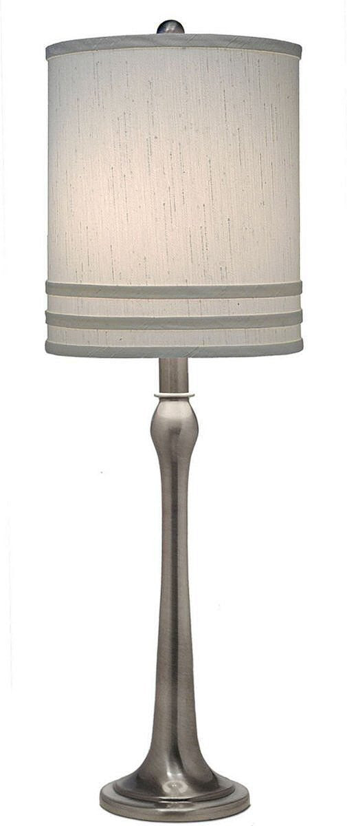 32"H 3-Way Table Lamp Antique Nickel
