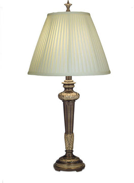 34"H 3-Way Table Lamp Roman Bronze