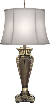 34"H 3-Way Table Lamp Roman Bronze