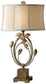 Uttermost 29 inchh Alenya 1-Light Table Lamp Burnished Gold 26337-1