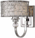 Uttermost Brandon 1-Light Vanity Strip Nickel Plated Metal 22484