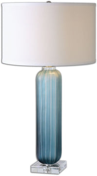 30"H Caudina 1-Light Table Lamp Polished Nickel
