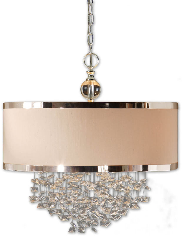 Uttermost Fascination 3-Light Pendant Silver Plated 21908