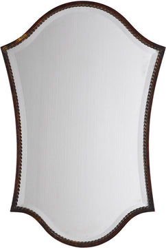 30"H x 20"W Abra Mirror Distressed Bronze